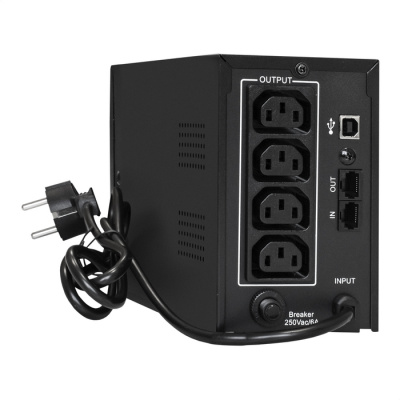  ExeGate SpecialPro UNB-800.LED.AVR.4C13.RJ.USB 800VA/480W, LED, AVR, 4C13, RJ45/11, USB,  , Black
