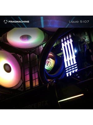 ��������� ���� Fragmachine Liquid 5107, Intel Core i5-13600KF/32 �� DDR5/2048 �� SSD/NVIDIA GeForce RTX 4070 Ti SUPER (16 ��)/Windows 10 Pro, ������ (L5136R4070TS)