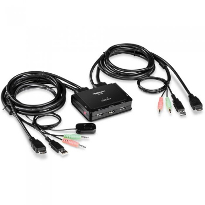 ������������� ������� (KVM) TRENDNET TK-216i 2-Port 4K HDMI KVM Switch RTL