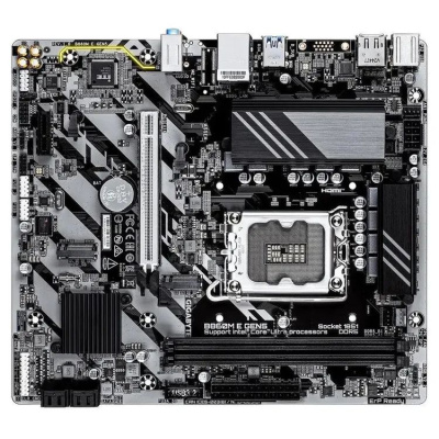 ����������� ����� Gigabyte B860M E GEN5, Socket LGA 1851, Intel B860, mATX, Ret