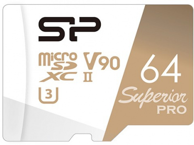   64Gb MicroSD Silicon Power Superio Pro A2 (SP064GBSTXKA2V20)