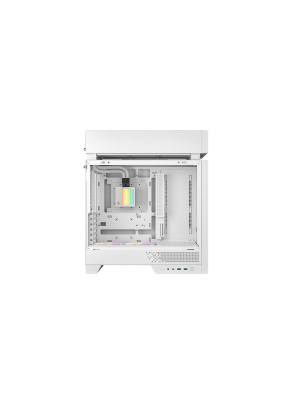 ������ Deepcool CL6600 WH ��� ��, ������� ���� (���������� ������), 360 ��� � 2x120�� ARGB ���������� �����, �����, ATX