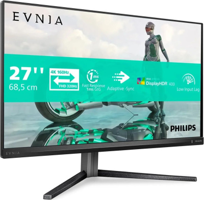 ������� Philips 27" Evnia 27M2N3800A IPS UHD, 5ms, 160Hz, ������ 27M2N3800A/01