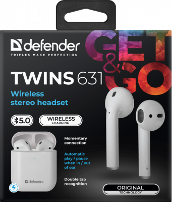   Defender Twins 631 ,TWS, Bluetooth, 