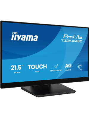 ������� Iiyama 21.5" ProLite T2254MSC-B2AG ������ IPS LED 4ms 16:9 HDMI M/M ��������� HAS 1300:1 300cd 178��/178�� 1920x1080 100Hz DP FHD USB Touch 2.9��