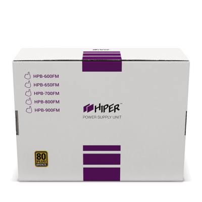   Hiper HPB-700FM APFC 80PLUS Bronze Full-modular 700W Box