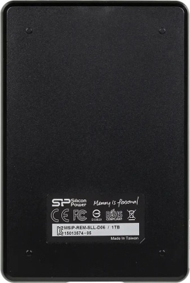 ������� ������� ���� Silicon Power 2.5" D06 Diamond 1Tb USB 3.0 SP010TBPHDD06S3K Black