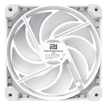 ���������� ��� ������� PentaWave PF-S14W PWM / 140mm 4 pin Magnetic Hydraulic 500-1500rpm 68CFM 29.2dBA/ White