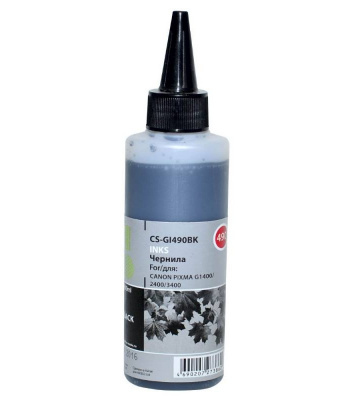 ������� Cactus CS-GI490BK ������100�� ��� Canon Pixma G1400/G2400/G3400