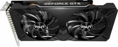  GTX 1660 6144Mb Palit PCI-E PA-GTX1660 DUAL 6G NVIDIA GeForce 192 GDDR5 1530/8000 DVIx1/HDMIx1/DPx1/HDCP Ret (NE51660018J9-1161C)