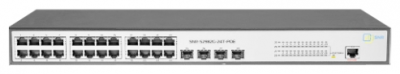 ����������� ���������� POE ���������� SNR SNR-S2982G-24T-POE ������ 2, 24 ����� 10/100/1000Base-T � ���������� POE, 4 ����� 100/1000BASE-X (SFP), ������ POE 185W