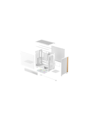 ������ Deepcool CL600 WH, TG, 2x120mm ARGB Fan, mini-ITX, mATX, ATX, �����