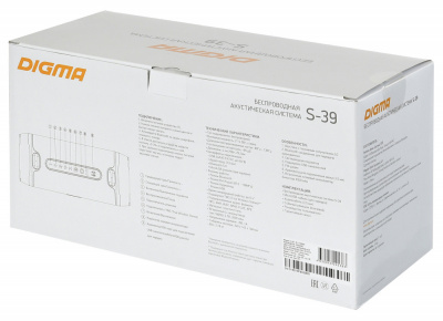  Digma S-39  25W 1.0 BT/USB 300mAh (SP3925B)