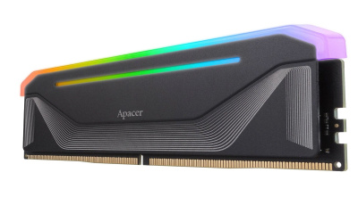 ����������� ������ Apacer  DDR5  16GB  6000MHz DIMM NOX RGB Black Gaming Memory CL38 1.35V (Retail) 2048*8  Heat Sink (Retail) 3 years (AH5U16G60C622NBAA-1)